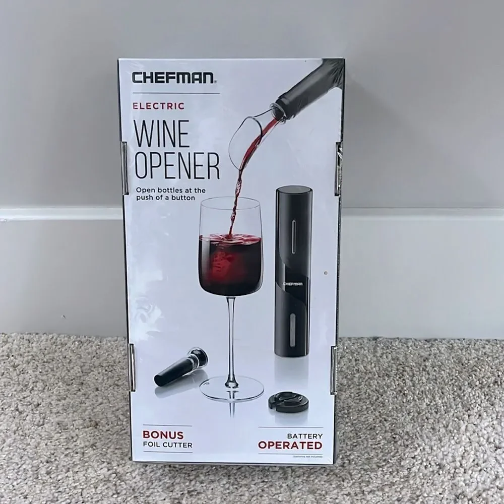 NWOT CHEFMAN Electric Wine Opener
